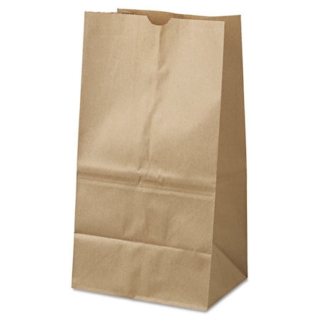 Paper Bags, 40 Lbs Cap, #25 Squat, 8.25Wx6.13Dx15.88H, Kraft, PK500